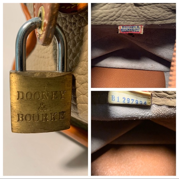 DOONEY and BOURKE Vintage R91 Taupe Gladstone - Picture 7 of 8